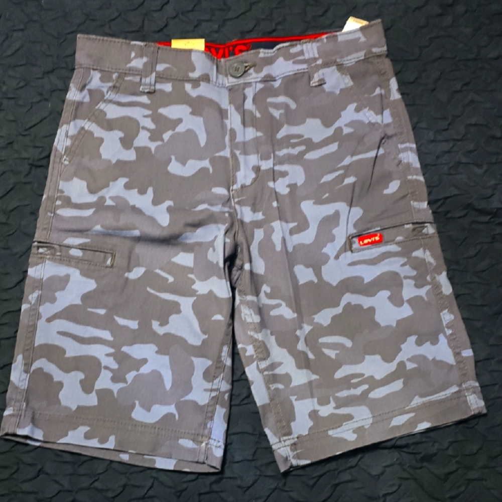 Levi's Blue Camouflage Boy's Cargo Shorts